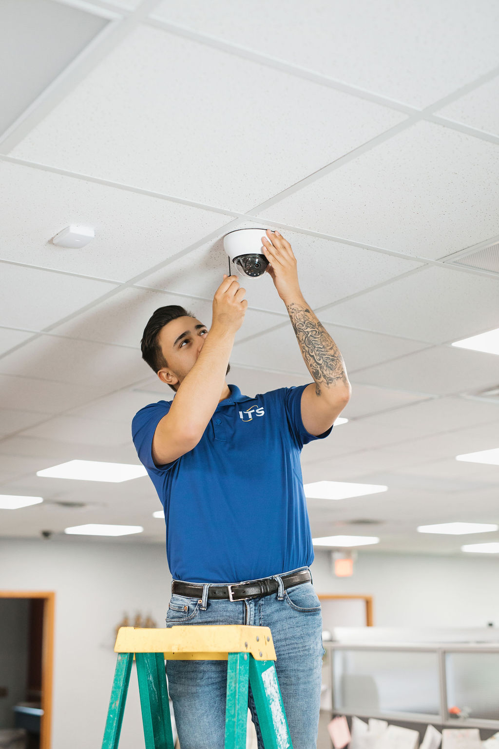 Security camera installation